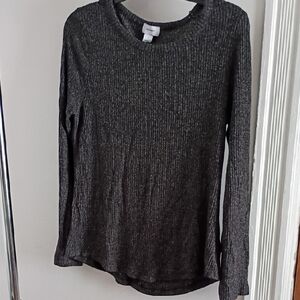 Old Navy Women's Charcoal Crew Neck Sweater